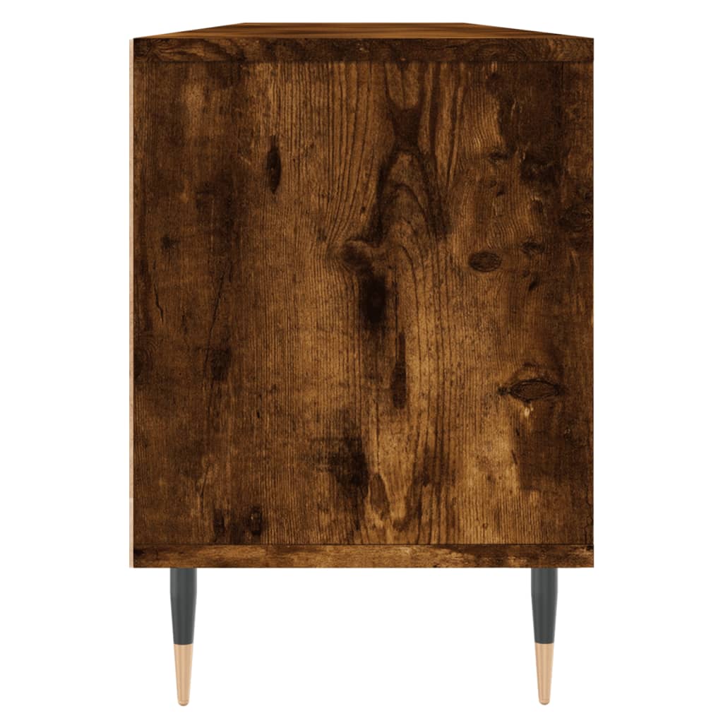 vidaXL Szafka pod TV, przydymiony dąb, 150x30x44,5 cm