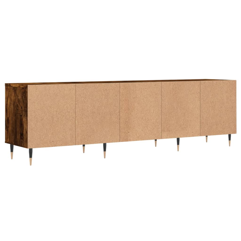 vidaXL Szafka pod TV, przydymiony dąb, 150x30x44,5 cm