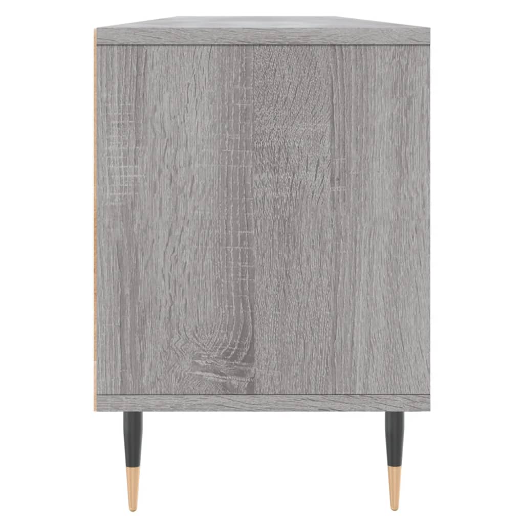 vidaXL Szafka pod TV, szary dąb sonoma, 150x30x44,5 cm