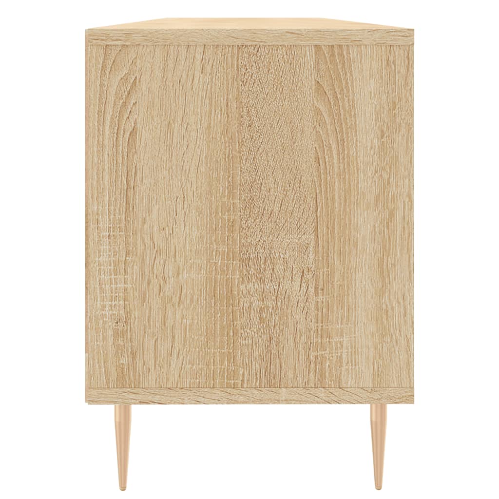 vidaXL Szafka pod TV, dąb sonoma, 150x30x44,5 cm