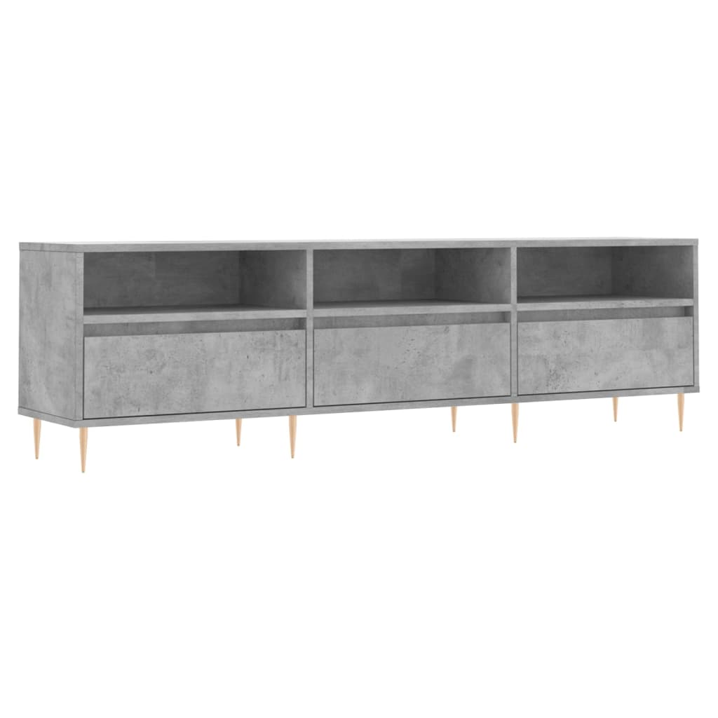 vidaXL Szafka pod TV, szarość betonu, 150x30x44,5 cm