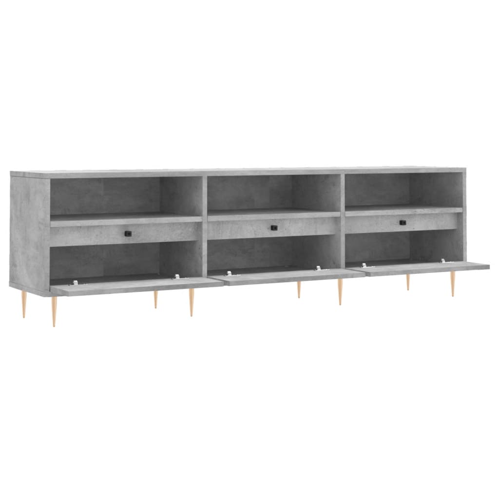 vidaXL Szafka pod TV, szarość betonu, 150x30x44,5 cm