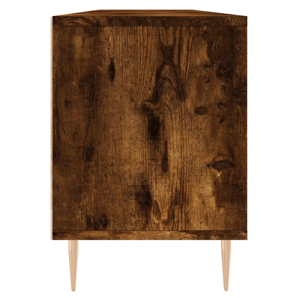 vidaXL Szafka pod TV, przydymiony dąb, 150x30x44,5 cm