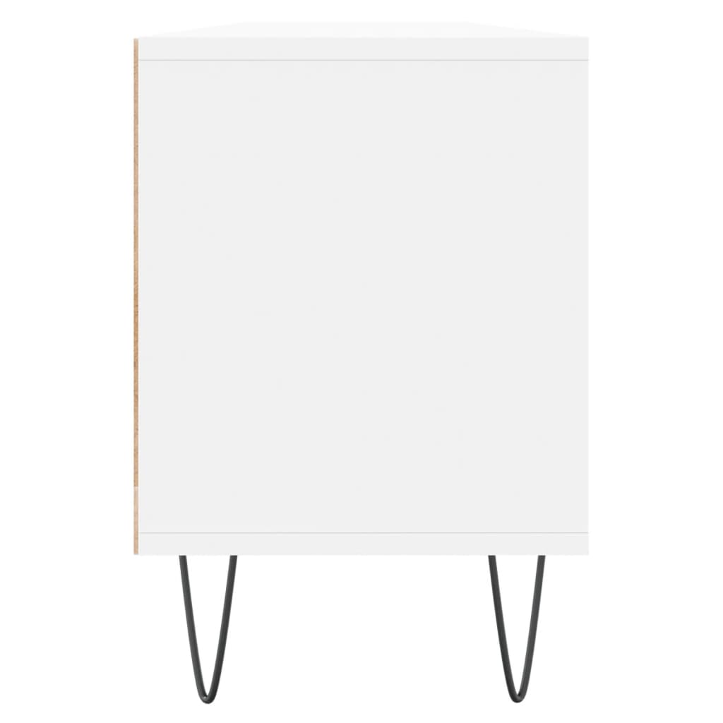 vidaXL Szafka pod TV, biała, 150x30x44,5 cm, materiał drewnopochodny