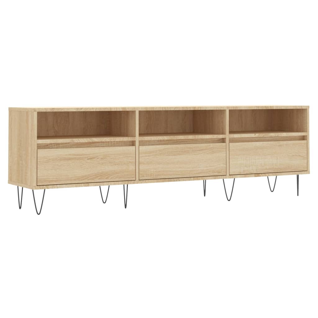 vidaXL Szafka pod TV, dąb sonoma, 150x30x44,5 cm