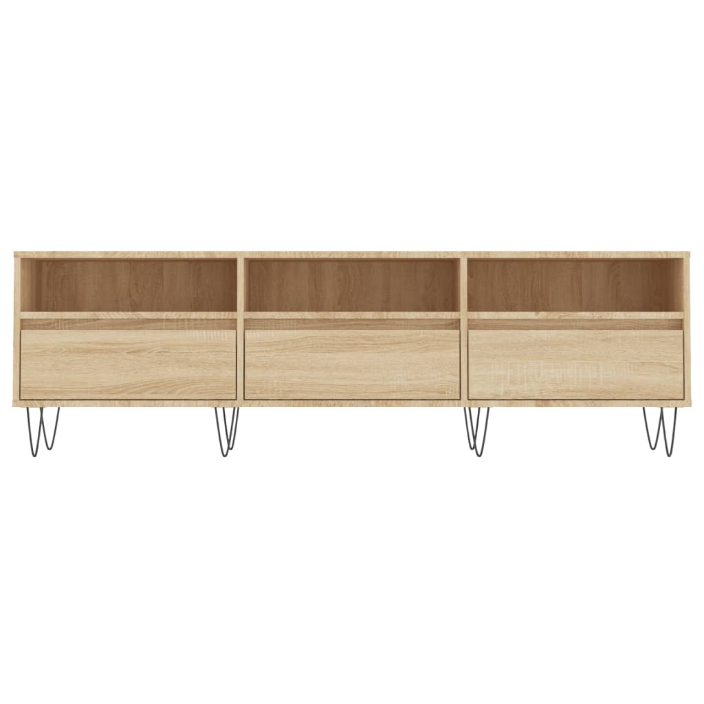 vidaXL Szafka pod TV, dąb sonoma, 150x30x44,5 cm