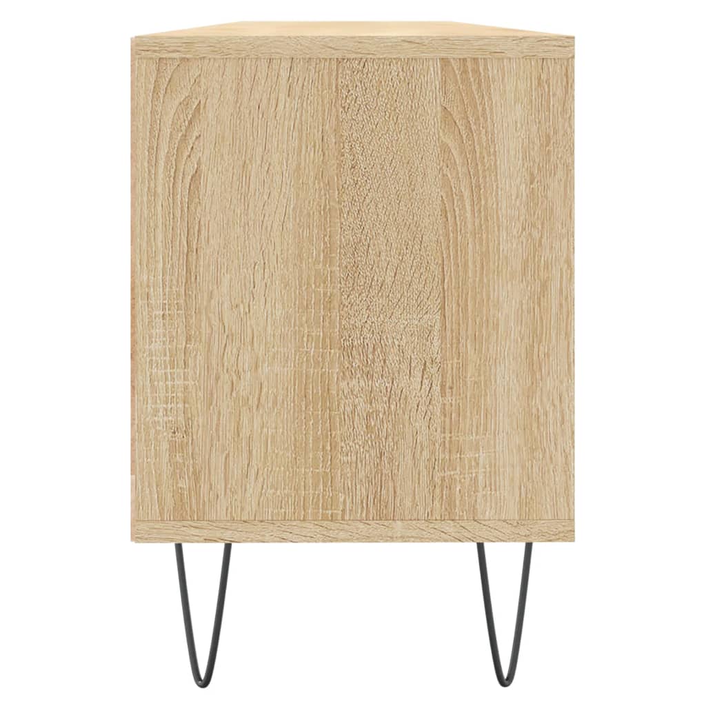 vidaXL Szafka pod TV, dąb sonoma, 150x30x44,5 cm