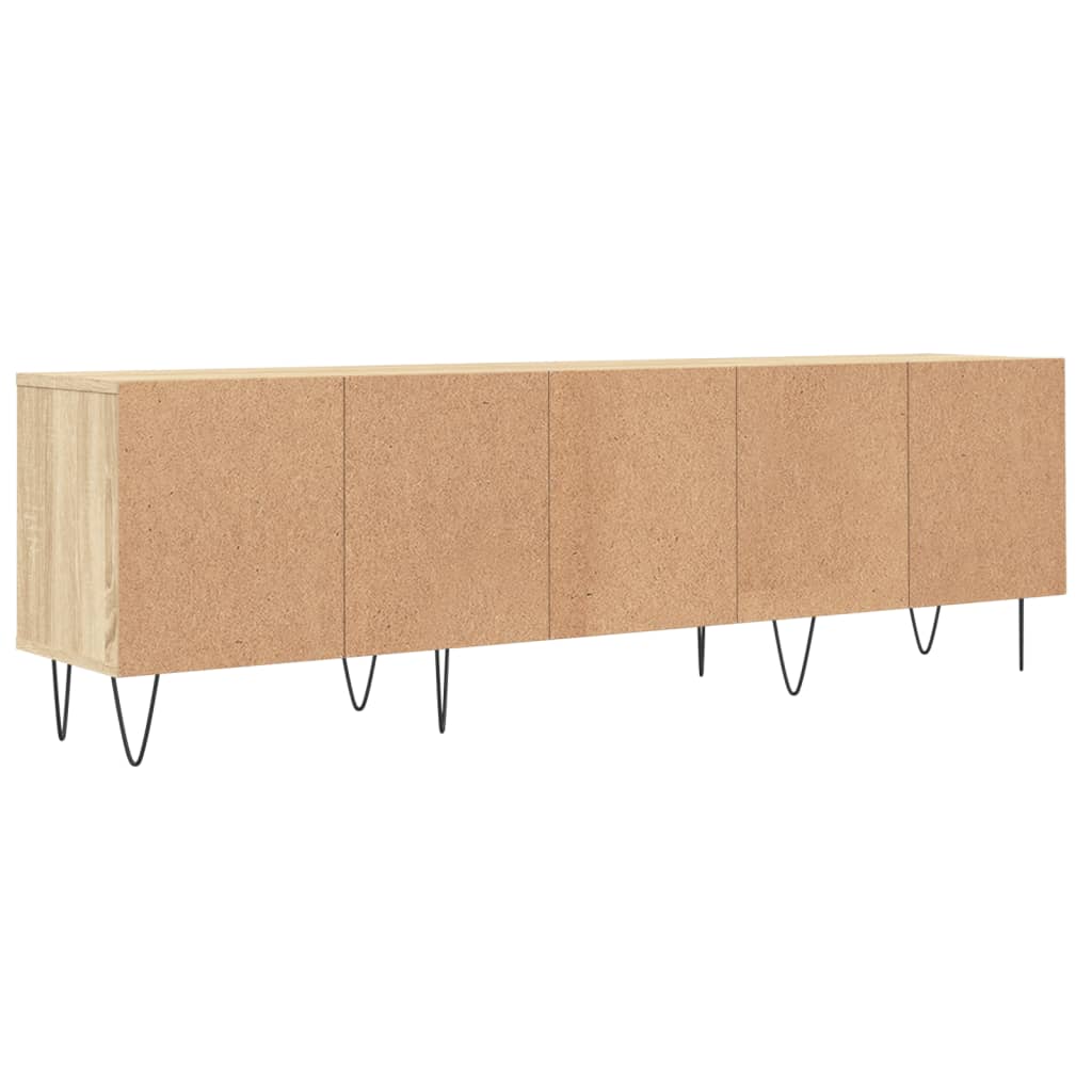 vidaXL Szafka pod TV, dąb sonoma, 150x30x44,5 cm