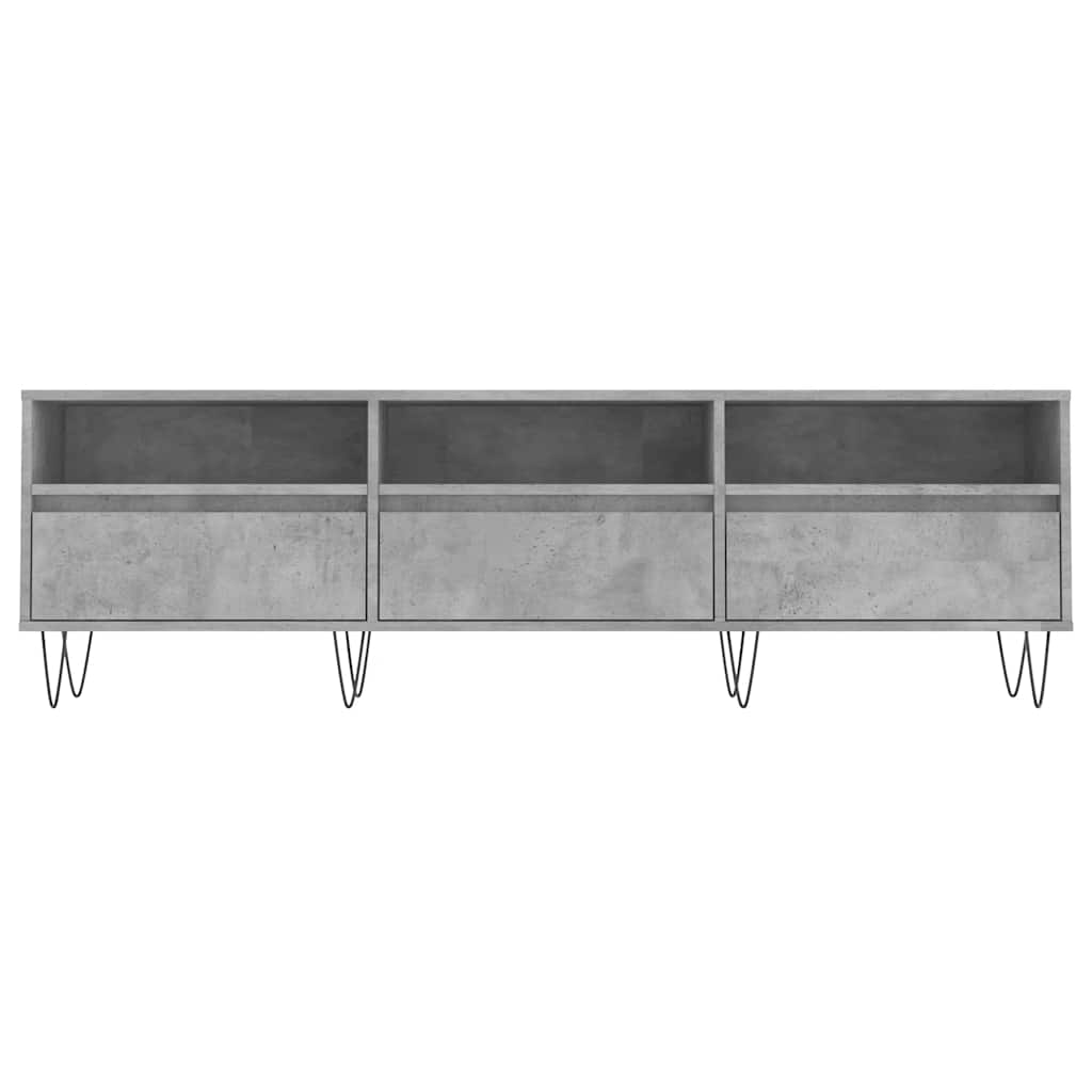 vidaXL Szafka pod TV, szarość betonu, 150x30x44,5 cm