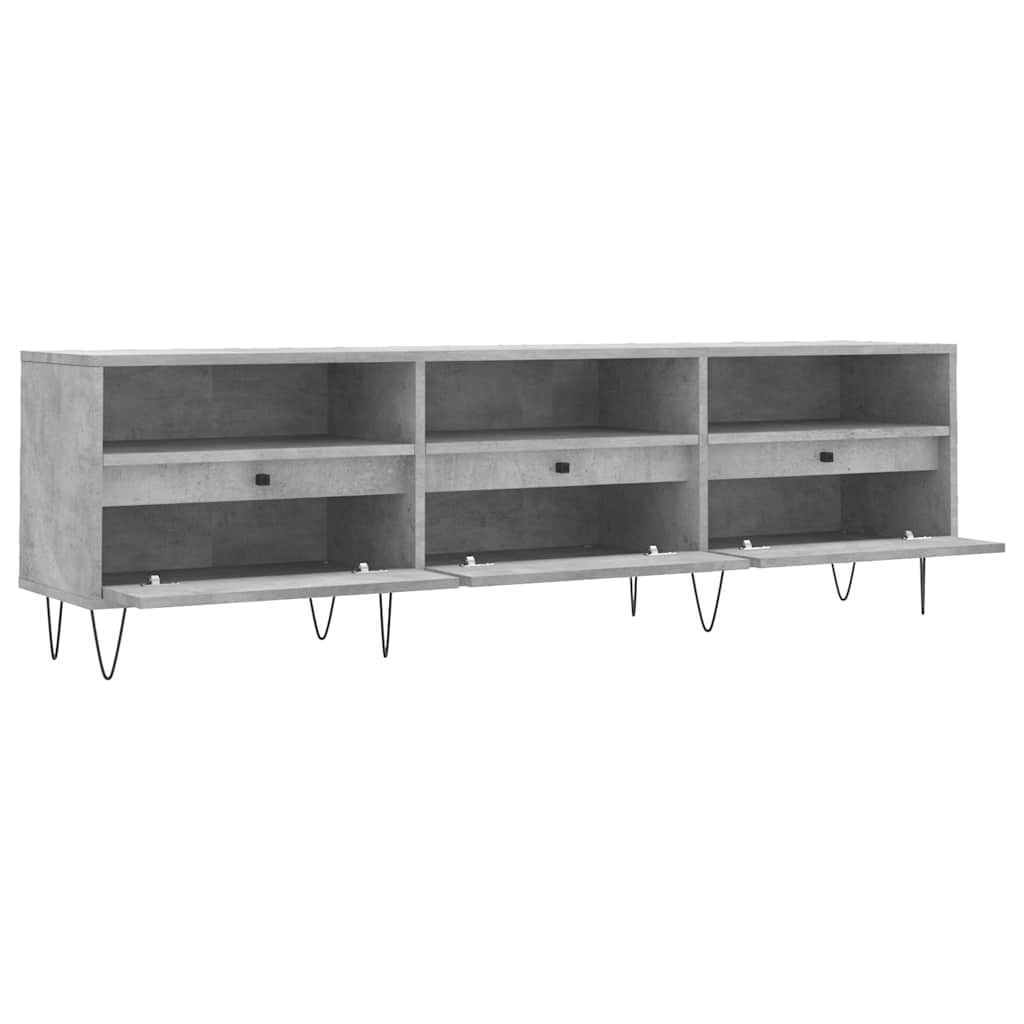 vidaXL Szafka pod TV, szarość betonu, 150x30x44,5 cm
