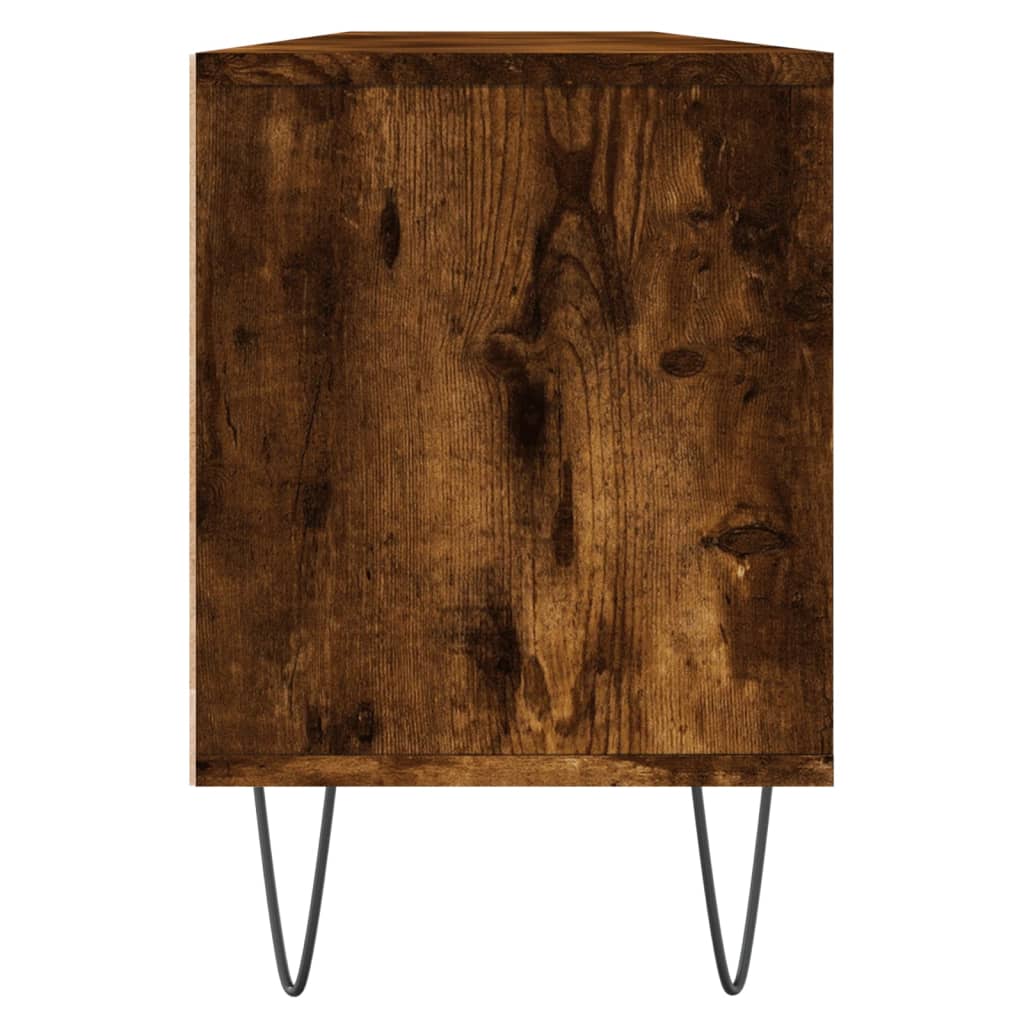 vidaXL Szafka pod TV, przydymiony dąb, 150x30x44,5 cm