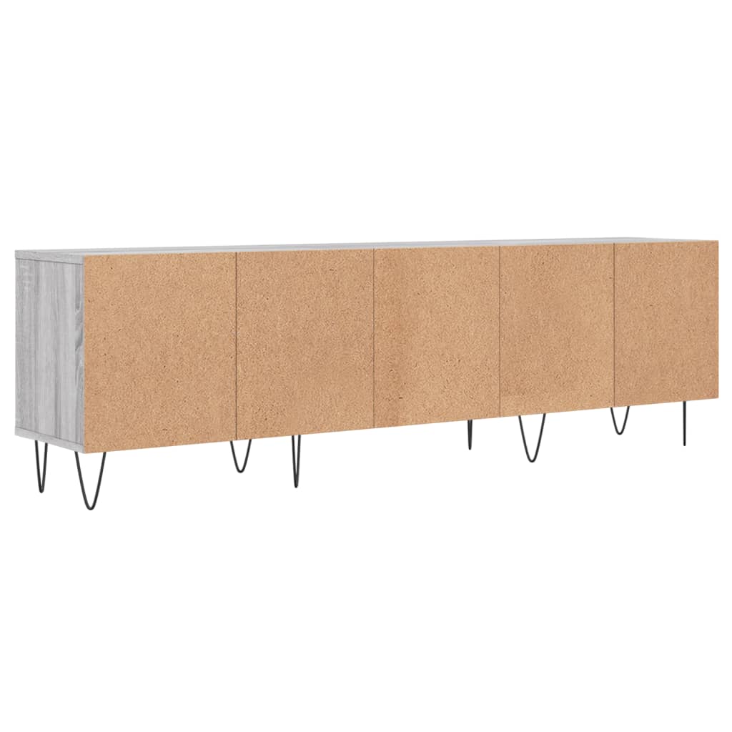 vidaXL Szafka pod TV, szary dąb sonoma, 150x30x44,5 cm