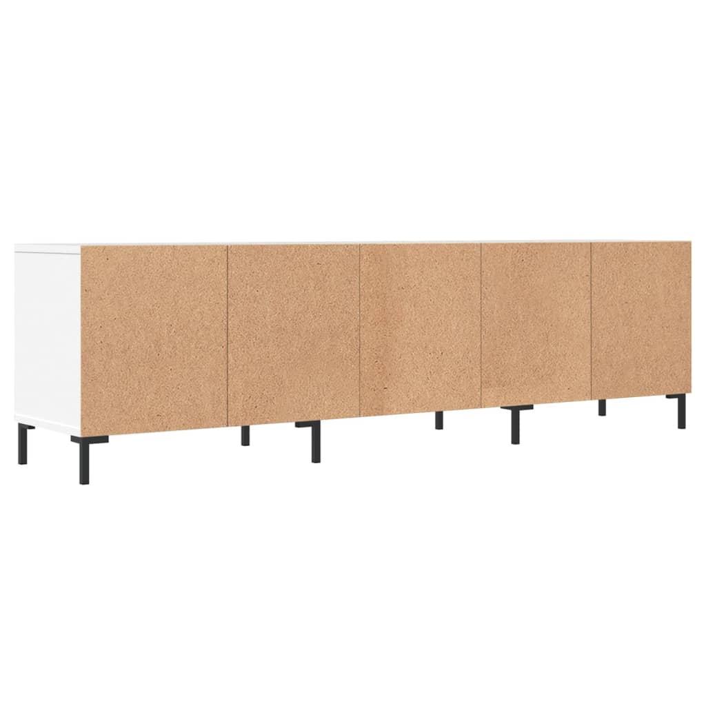 vidaXL Szafka pod TV, biała, 150x30x44,5 cm, materiał drewnopochodny