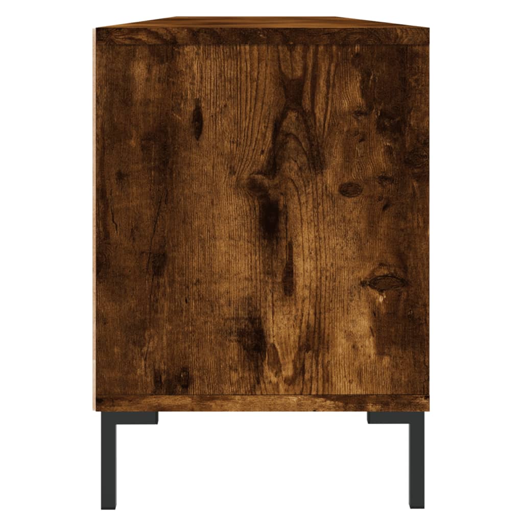 vidaXL Szafka pod TV, przydymiony dąb, 150x30x44,5 cm