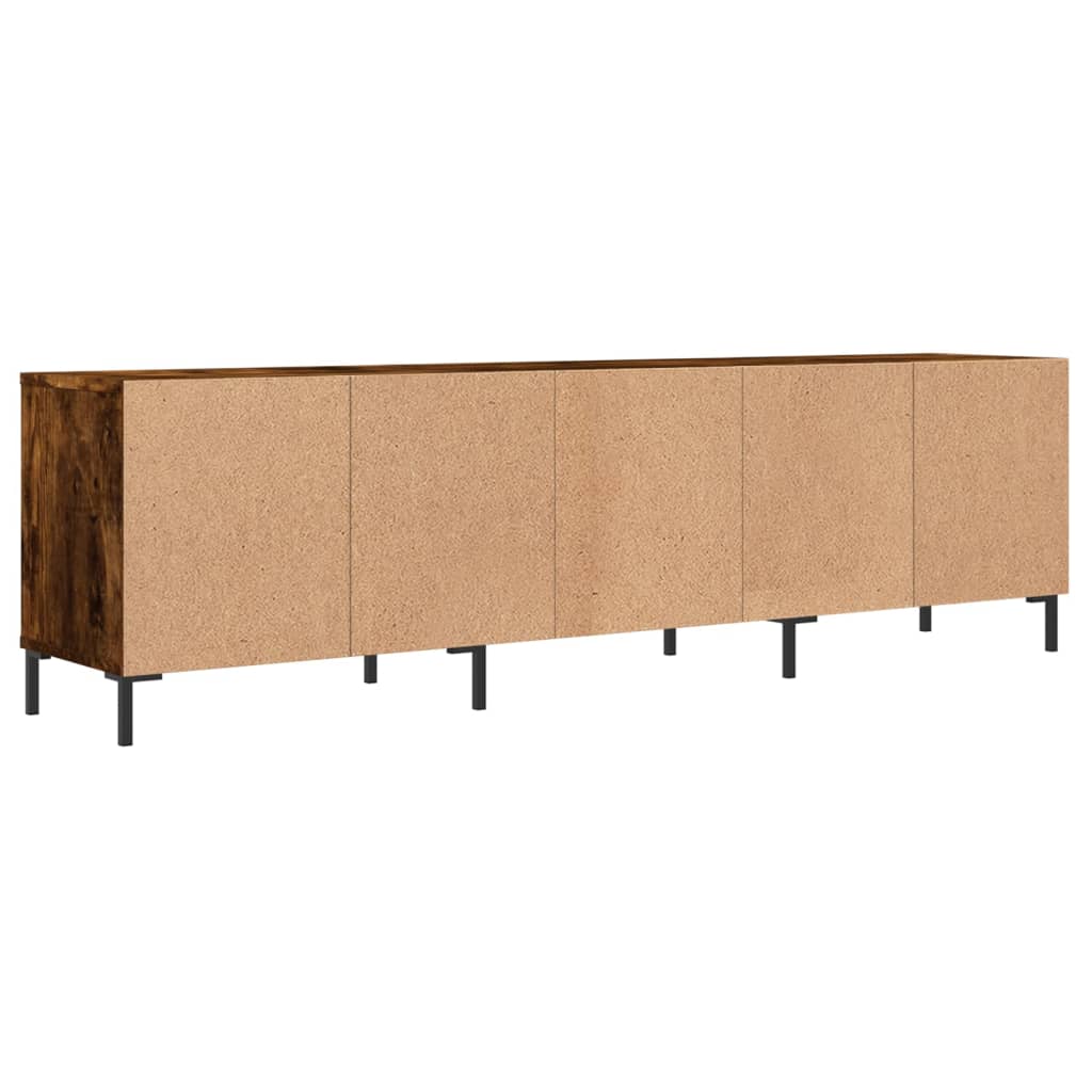 vidaXL Szafka pod TV, przydymiony dąb, 150x30x44,5 cm