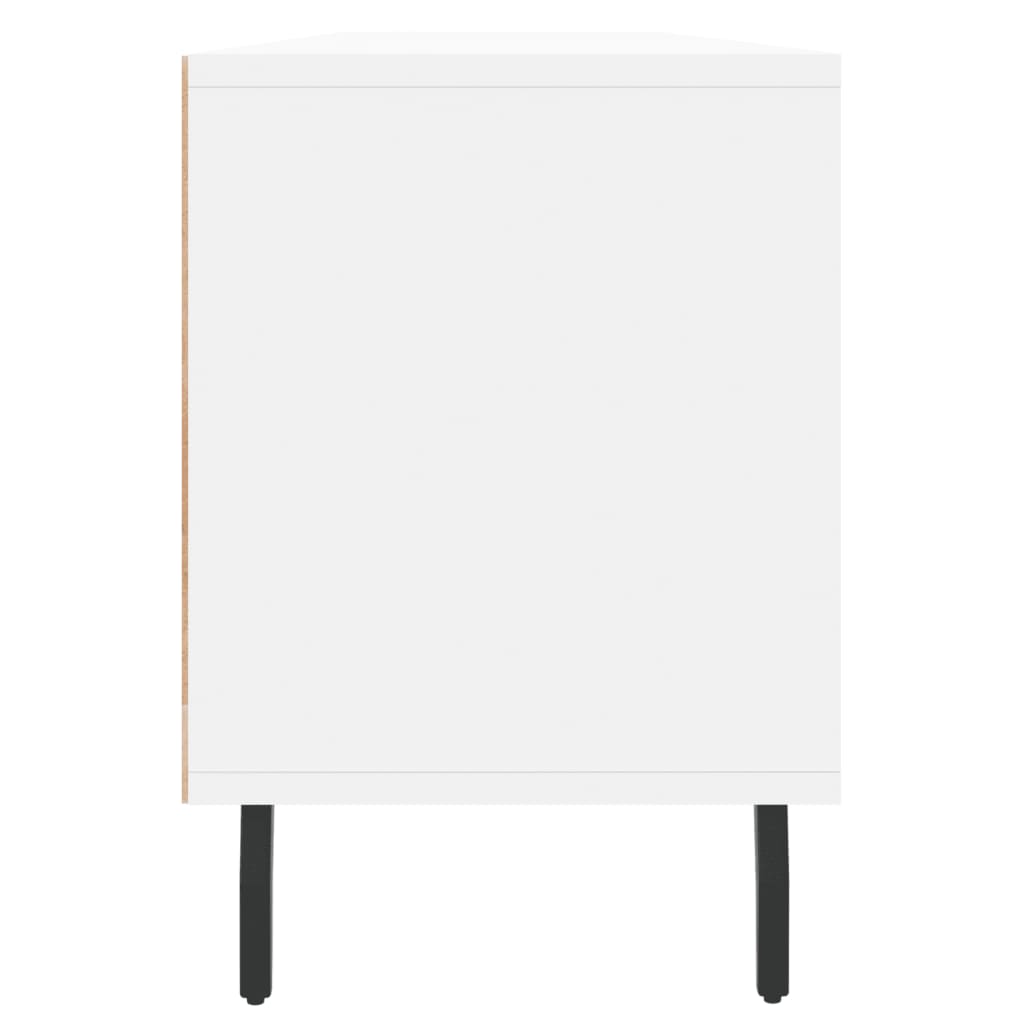 vidaXL Szafka pod TV, biała, 150x30x44,5 cm, materiał drewnopochodny
