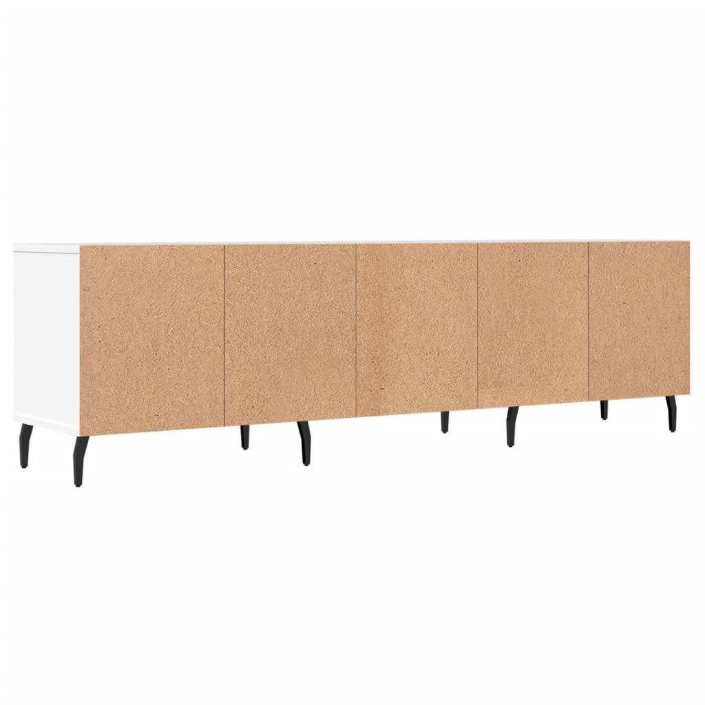 vidaXL Szafka pod TV, biała, 150x30x44,5 cm, materiał drewnopochodny