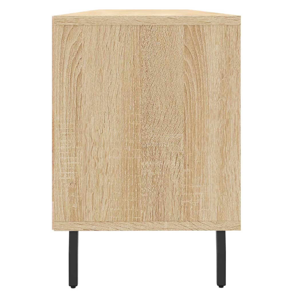 vidaXL Szafka pod TV, dąb sonoma, 150x30x44,5 cm