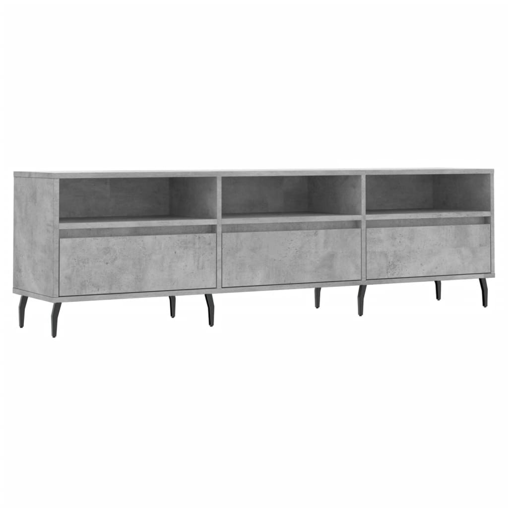 vidaXL Szafka pod TV, szarość betonu, 150x30x44,5 cm