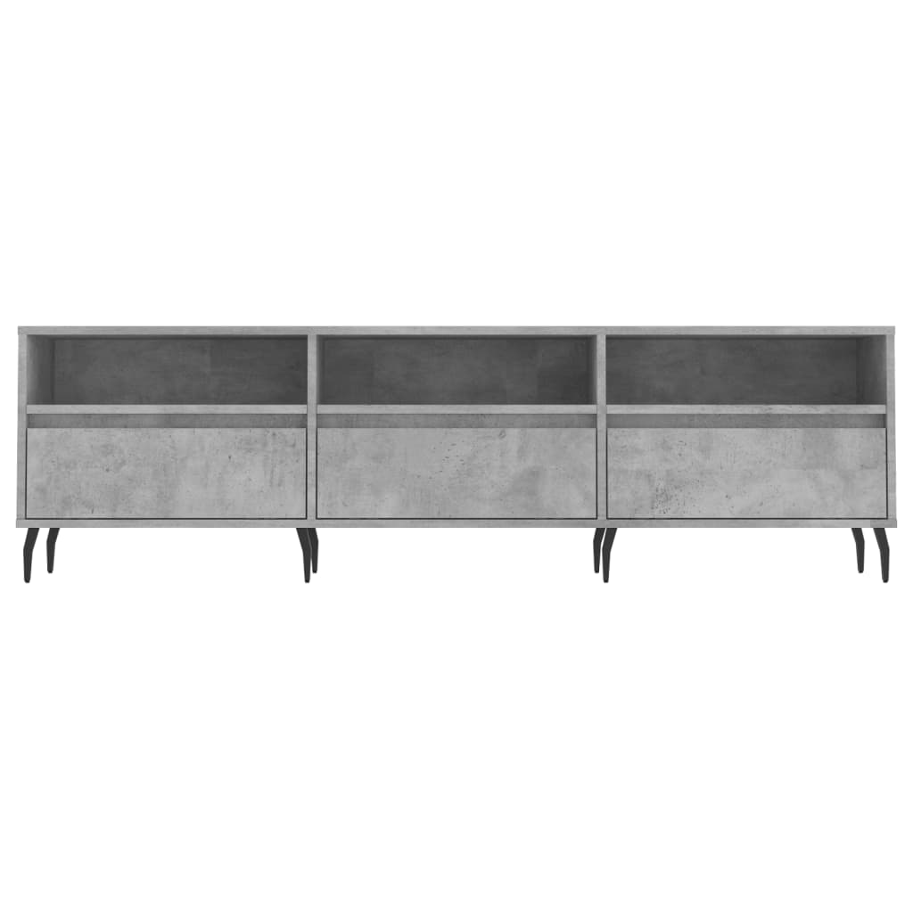 vidaXL Szafka pod TV, szarość betonu, 150x30x44,5 cm