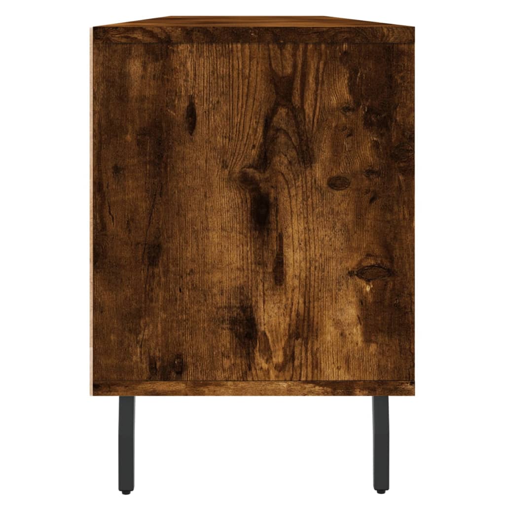 vidaXL Szafka pod TV, przydymiony dąb, 150x30x44,5 cm