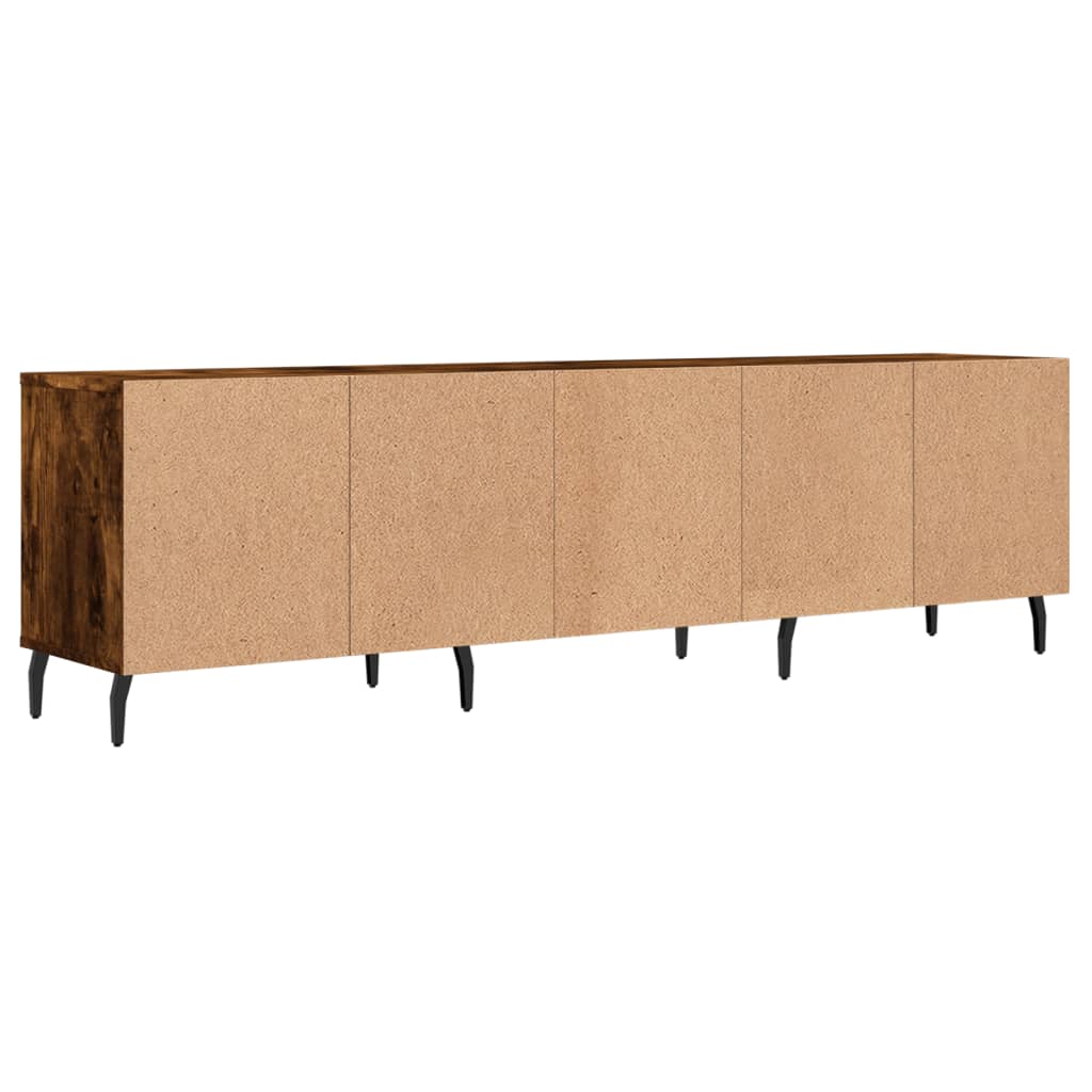 vidaXL Szafka pod TV, przydymiony dąb, 150x30x44,5 cm