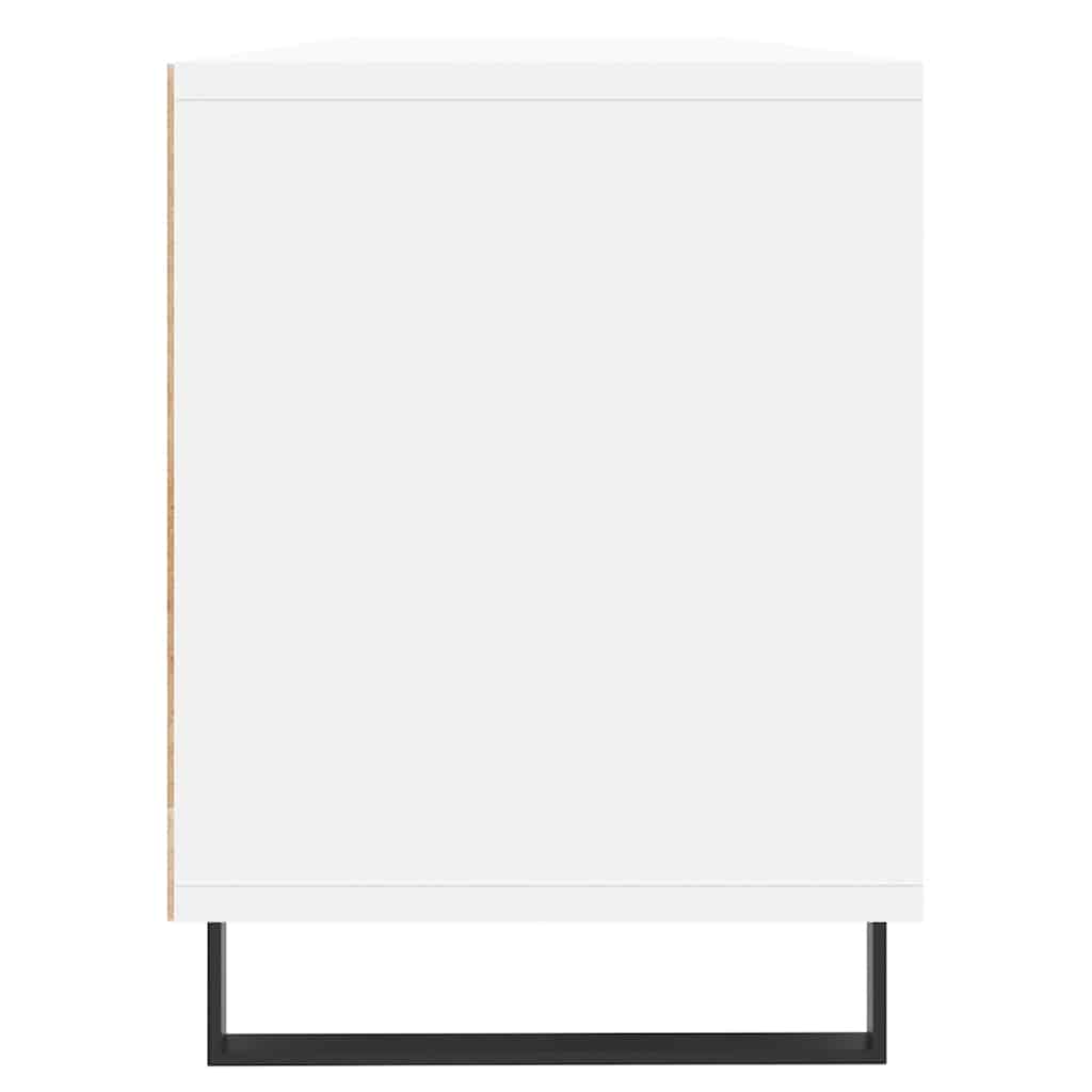 vidaXL Szafka pod TV, biała, 150x30x44,5 cm, materiał drewnopochodny