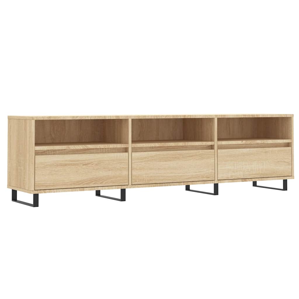 vidaXL Szafka pod TV, dąb sonoma, 150x30x44,5 cm