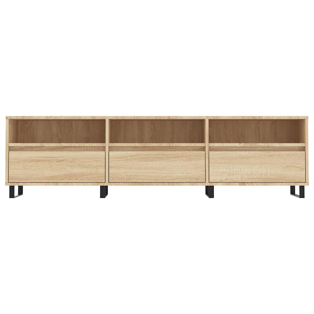 vidaXL Szafka pod TV, dąb sonoma, 150x30x44,5 cm