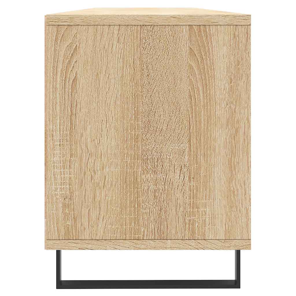 vidaXL Szafka pod TV, dąb sonoma, 150x30x44,5 cm