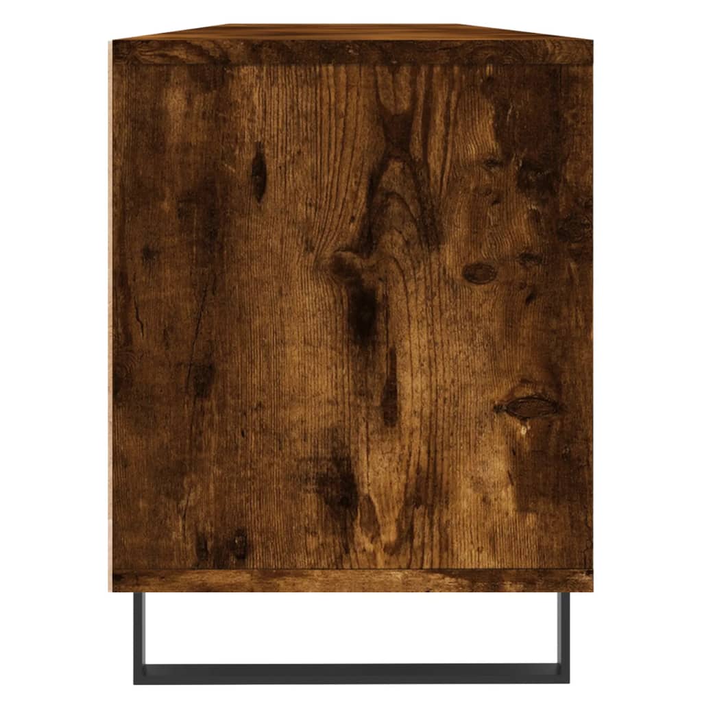 vidaXL Szafka pod TV, przydymiony dąb, 150x30x44,5 cm