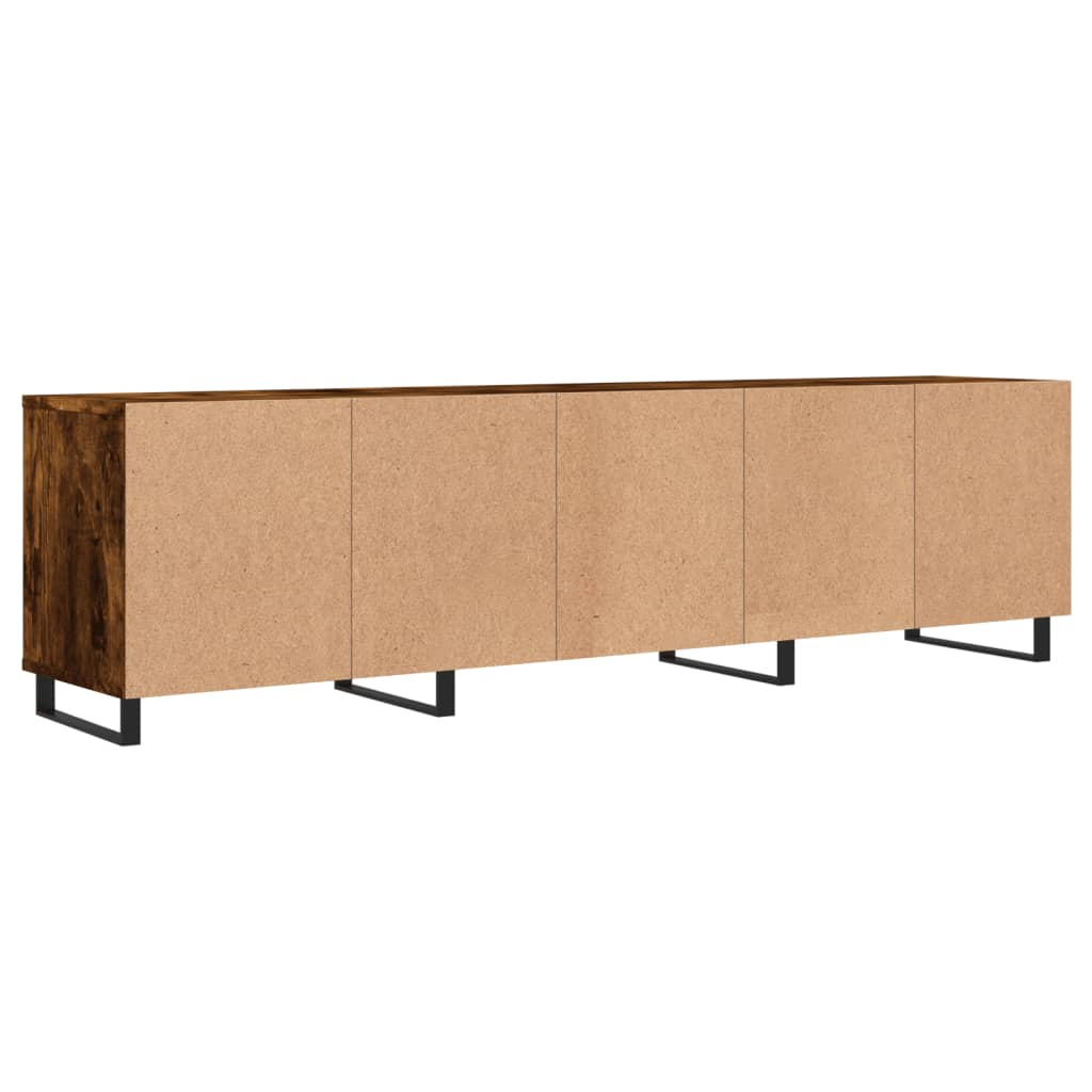 vidaXL Szafka pod TV, przydymiony dąb, 150x30x44,5 cm