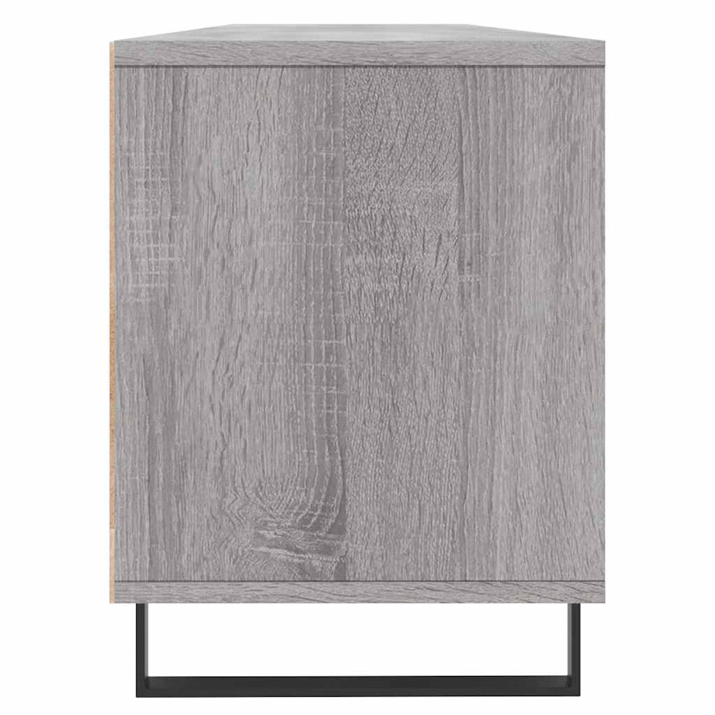vidaXL Szafka pod TV, szary dąb sonoma, 150x30x44,5 cm