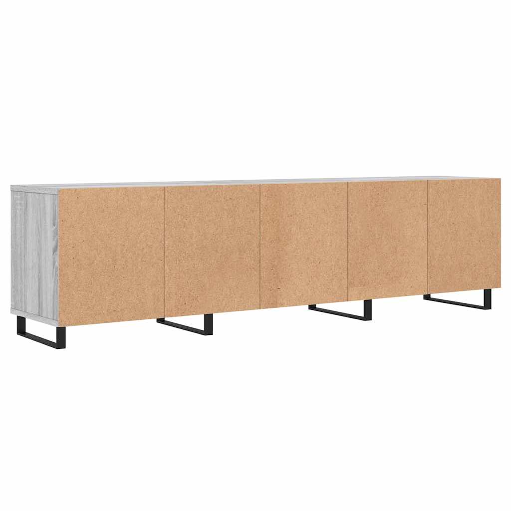 vidaXL Szafka pod TV, szary dąb sonoma, 150x30x44,5 cm