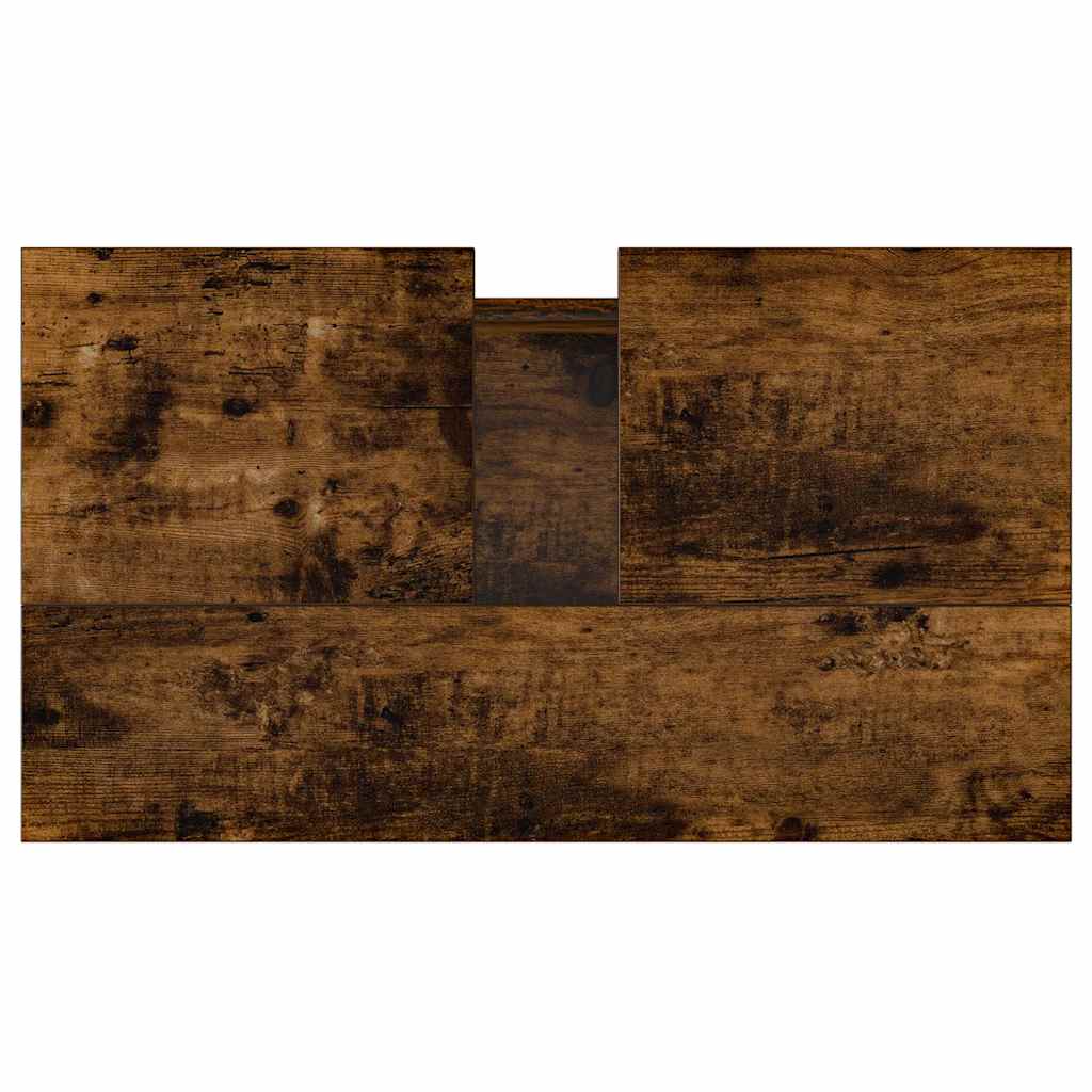 vidaXL Szafka łazienkowa, przydymiony dąb, 58x33x60 cm