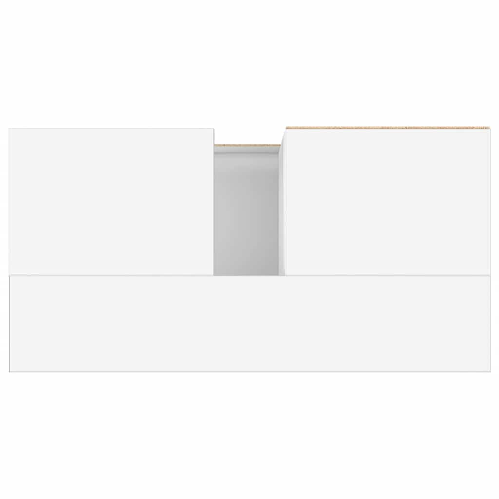 vidaXL Szafka łazienkowa, biała, 65x33x60 cm, materiał drewnopochodny