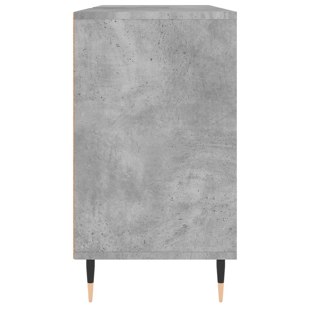 vidaXL Szafka łazienkowa, szarość betonu, 80x33x60 cm