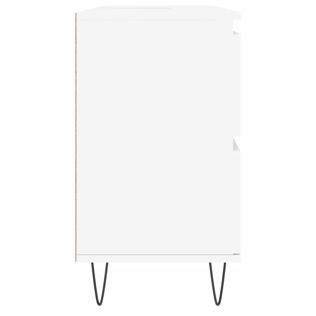 vidaXL Szafka łazienkowa, biała 80x33x60 cm, materiał drewnopochodny