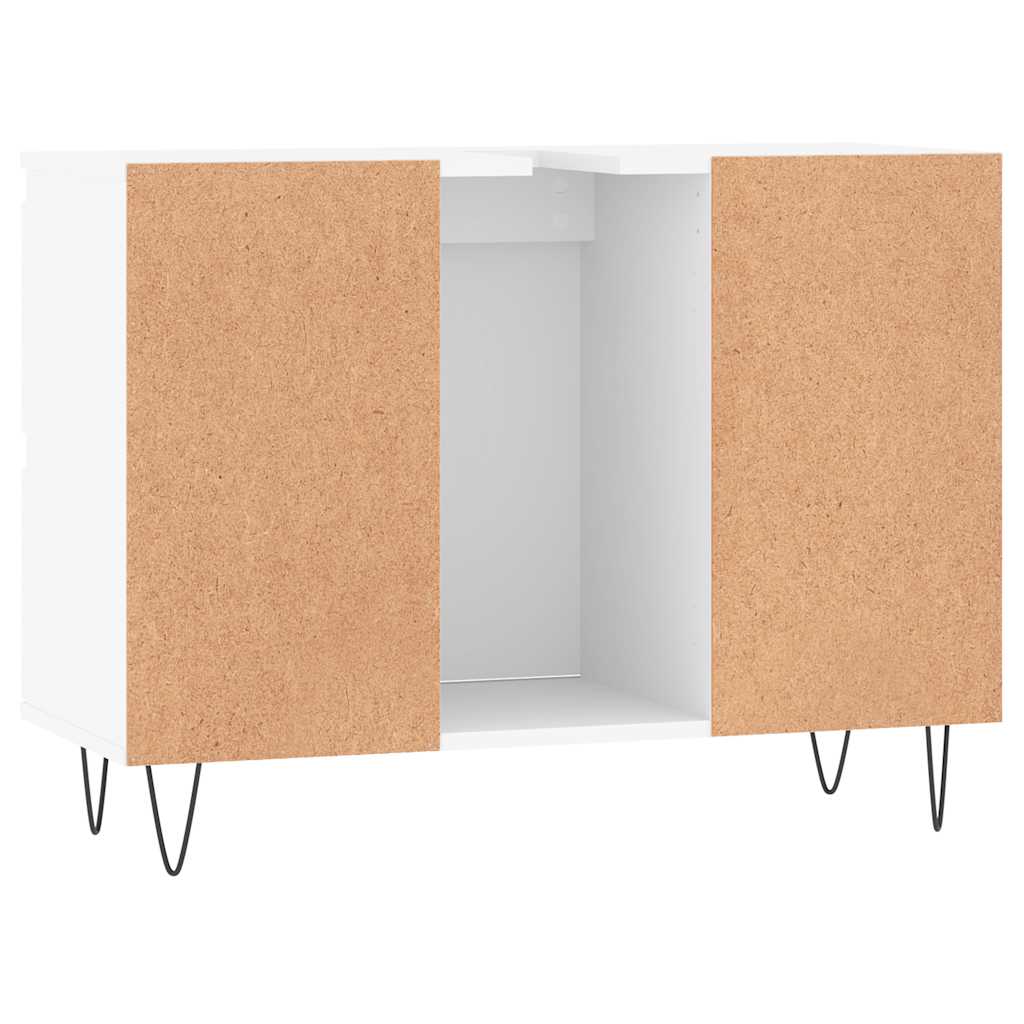 vidaXL Szafka łazienkowa, biała 80x33x60 cm, materiał drewnopochodny