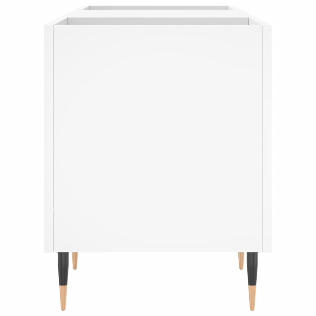 vidaXL Szafka na płyty, biała, 121x38x48 cm, materiał drewnopochodny