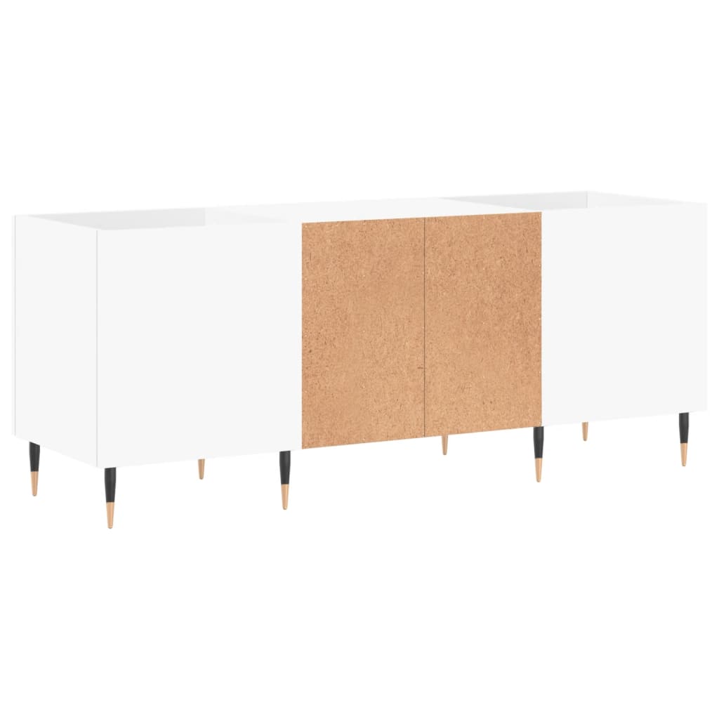 vidaXL Szafka na płyty, biała, 121x38x48 cm, materiał drewnopochodny