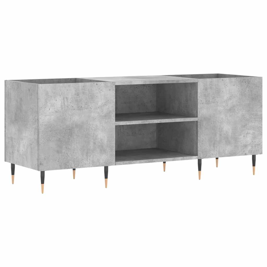 vidaXL Szafka na płyty, szarość betonu, 121x38x48 cm