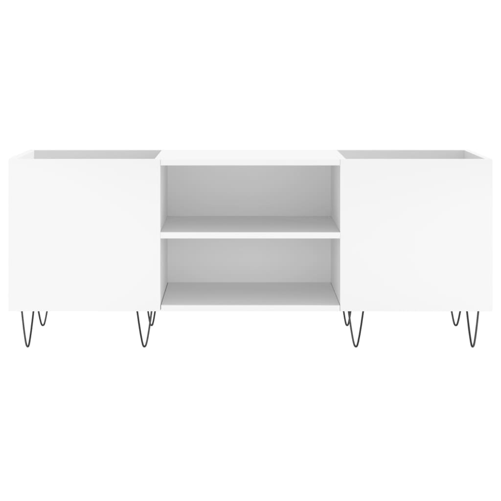 vidaXL Szafka na płyty, biała, 121x38x48 cm, materiał drewnopochodny