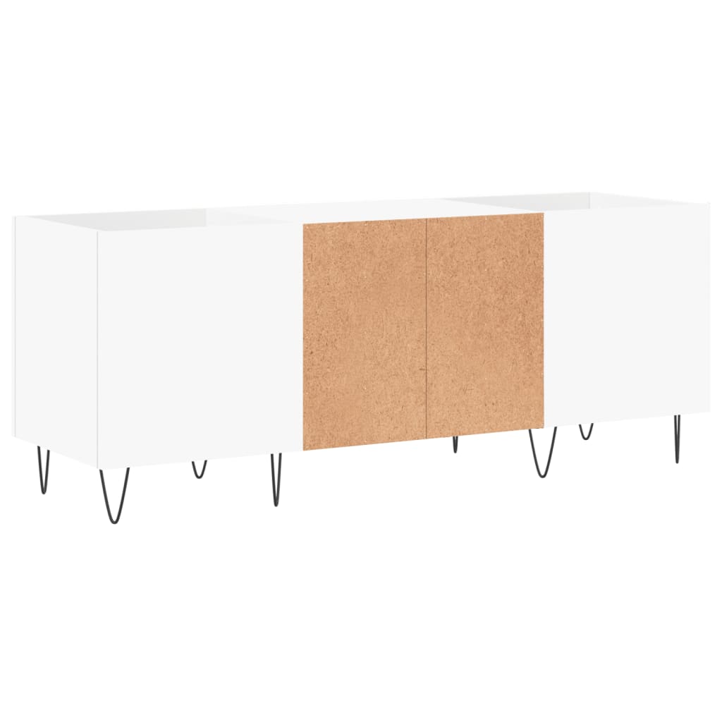 vidaXL Szafka na płyty, biała, 121x38x48 cm, materiał drewnopochodny