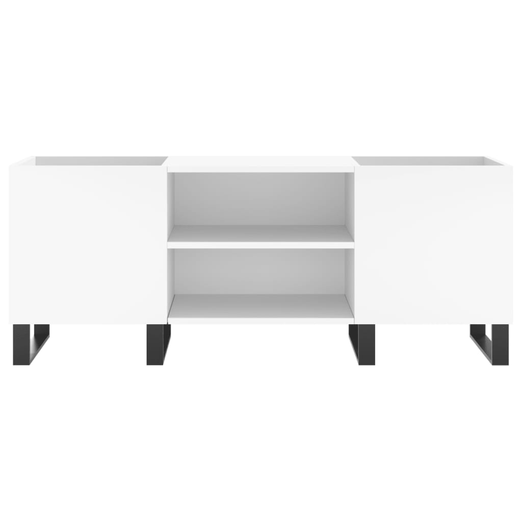 vidaXL Szafka na płyty, biała, 121x38x48 cm, materiał drewnopochodny