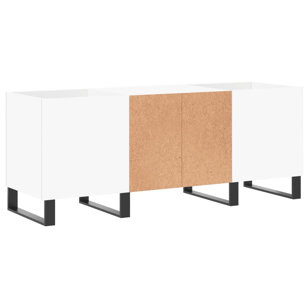 vidaXL Szafka na płyty, biała, 121x38x48 cm, materiał drewnopochodny