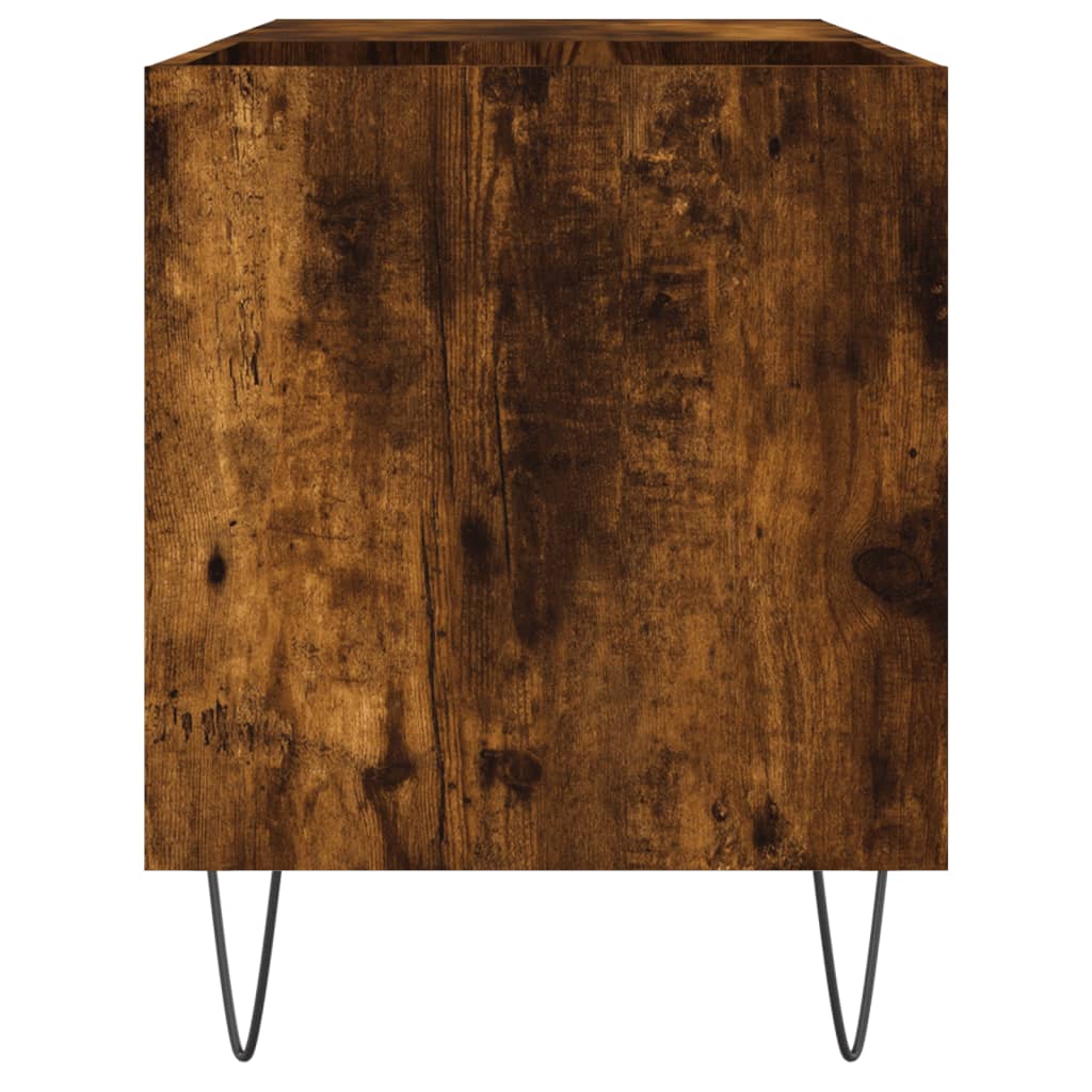 vidaXL Szafka na płyty, przydymiony dąb, 85x38x48 cm