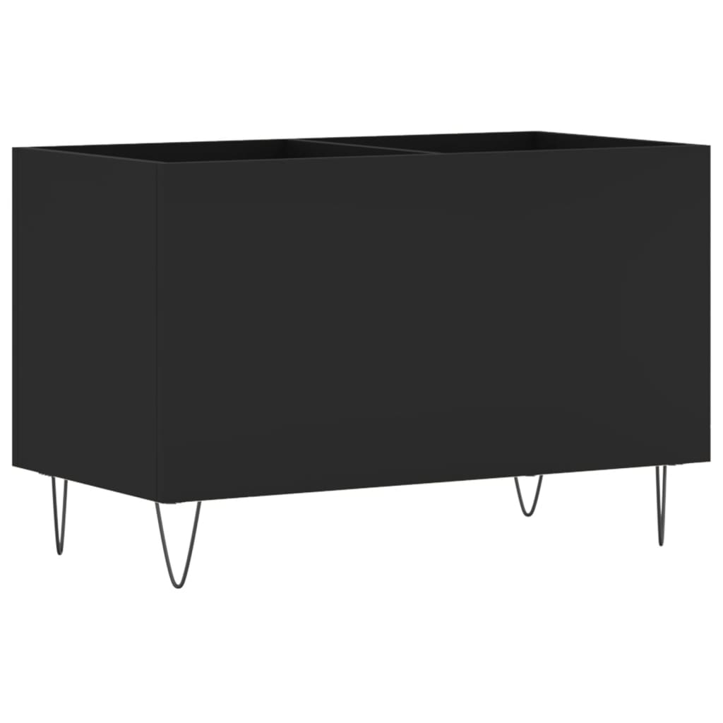vidaXL Szafka na płyty, czarna, 74,5x38x48 cm, materiał drewnopochodny