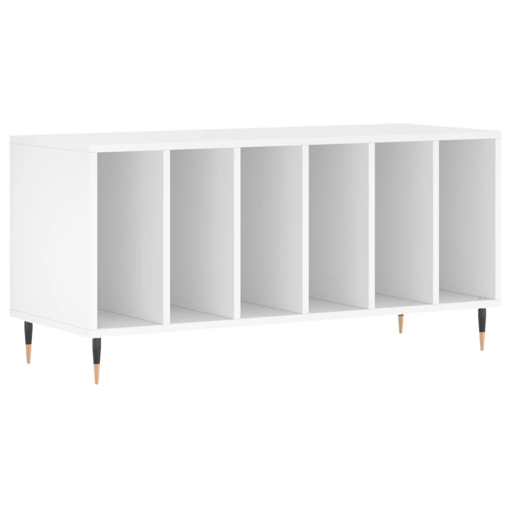 vidaXL Szafka na płyty, biała, 100x38x48 cm, materiał drewnopochodny