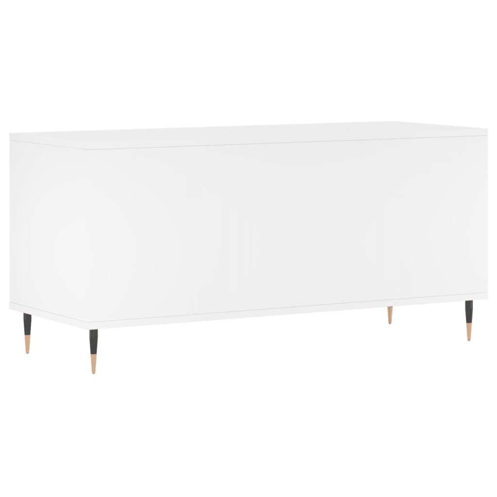 vidaXL Szafka na płyty, biała, 100x38x48 cm, materiał drewnopochodny